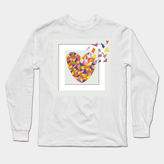 You Make My Heart Explode Long Sleeve T-Shirt by DavidASmith